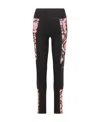 Versace Barocco-print Leggings In Black