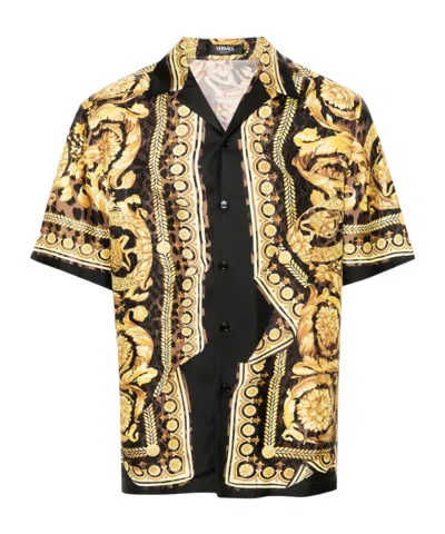 VERSACE VERSACE WILD BAROCCO SHORT-SLEEVED SHIRT