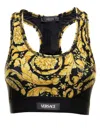 VERSACE BAROQUE PRINTED TECHNICAL FABRIC TOP VERSACE WOMAN