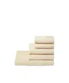 Versace Baroque Towel 5-piece Set In Nude