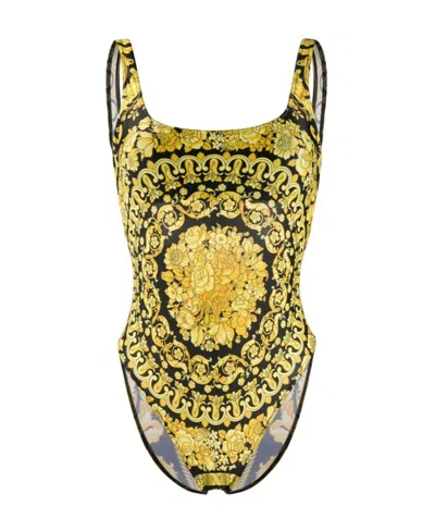 VERSACE VERSACE BAROCCO PRINTED SWIMSUIT