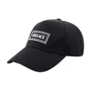 Versace Black Cotton Baseball Cap In Black