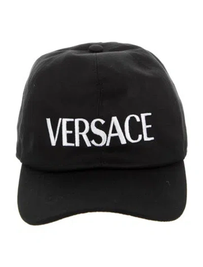 Pre-owned Versace Baseball Cap W/tags In Black