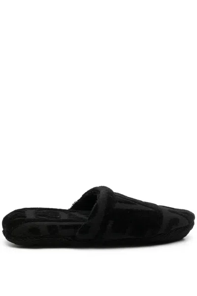 Versace Bath Slippers The  In Black
