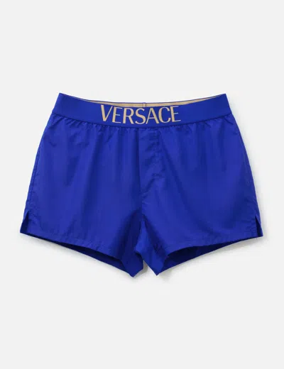Versace Beachwear In Blue