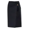 Versace Rolled High-rise Midi Skirt