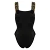 Versace One-piece Swimsuit With Greca Border