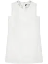 Versace White Silk Blend Dress In White