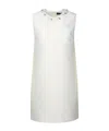 Versace White Silk Blend Dress In White