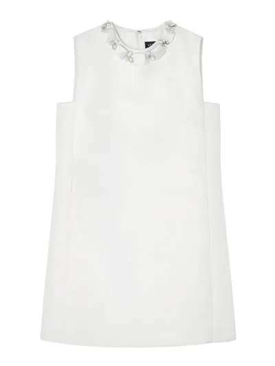 VERSACE VESTIDO MIDI - BLANCO