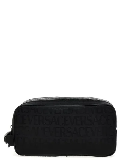 Versace Allover Black Bag