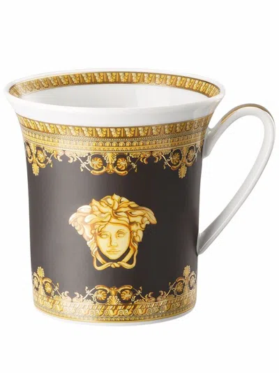 Versace Black I Love Baroque Porcelain Mug