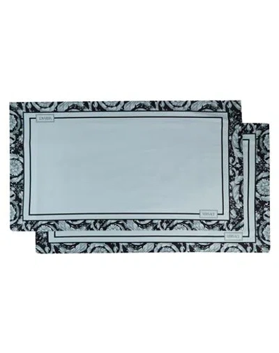 Versace Bed Set Sky Blue Size - Cotton