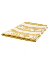 Versace Bed Sheet White Size - Cotton In Yellow