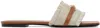 Versace Medusa Raffia Fringe Flat Slide Sandals In 1kf7v-tan-gold