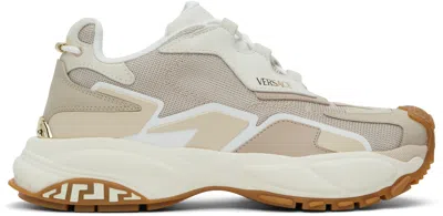 Versace Beige '' Mercury M_vs_04 Trainers In 2kk4v-mastic+chiffon