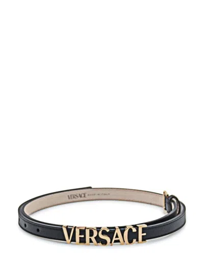 Versace Belt In Black