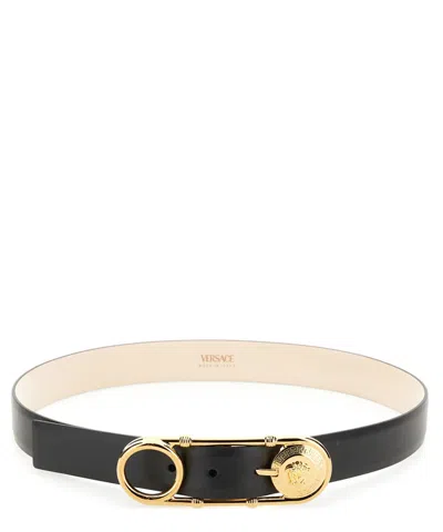 Versace Belt In Black