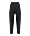 Versace Belt Loop Casual Pants In Black