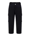 Versace Belt-loop Casual Pants In Black