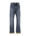 Versace Belt-loop Jeans In Blue