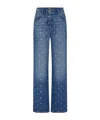 Versace Belt-loop Jeans In Medium Blue