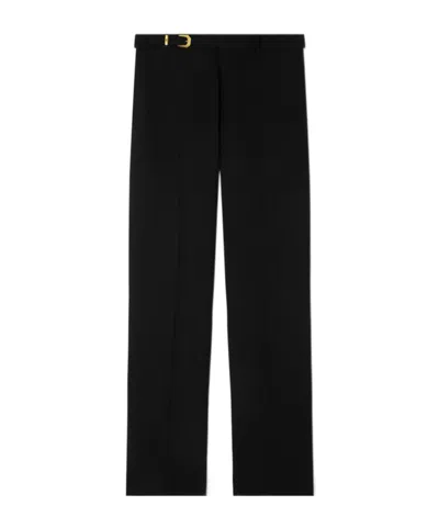 VERSACE VERSACE BELTED TAILORED TROUSERS