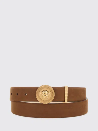 Versace Belt Men In Brown