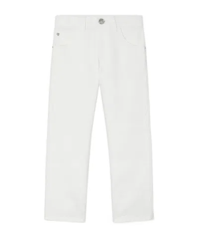 Versace Belt Ring Jeans In White