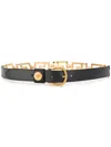 Versace Belt With Greek Key Buckle