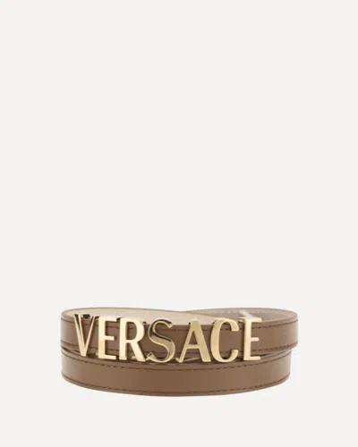 VERSACE BELT WITH LOGO IN LETTERS