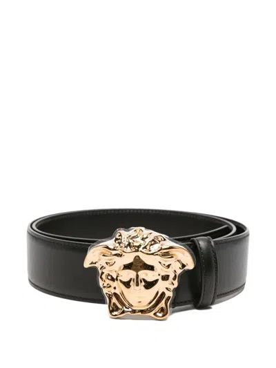 VERSACE BELT WITH MEDUSA HEAD BUCKLE