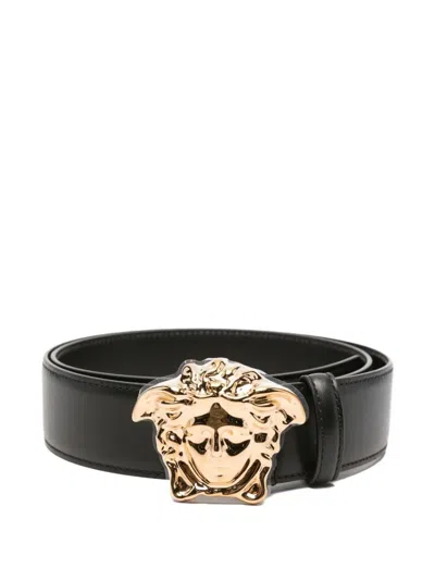 VERSACE BELT WITH MEDUSA HEAD BUCKLE