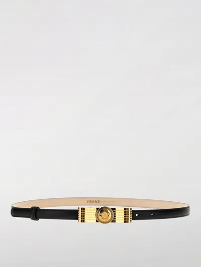 Versace Black Medusa Buckle Belt