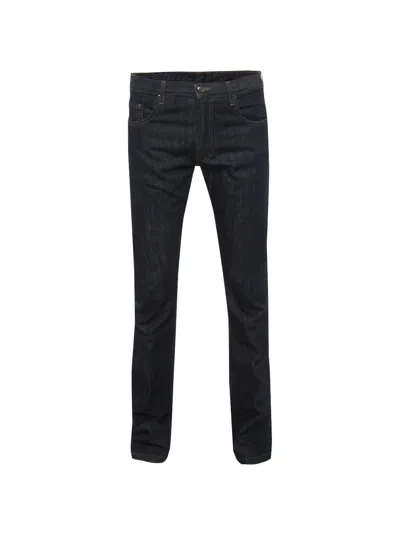 Pre-owned Versace Belt-loop Pocket Jeans In Blue