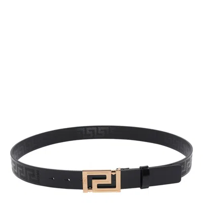 Versace Belts In Black