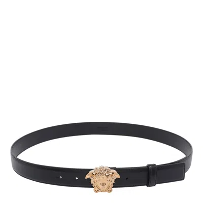Versace Belts In Black