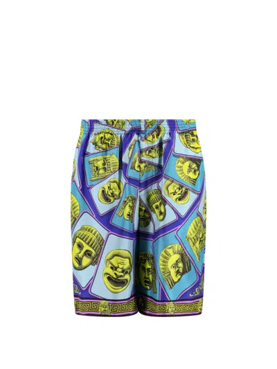 Versace Bermuda Shorts In Multicolor