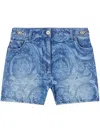 VERSACE VERSACE BERMUDA SHORTS WITH PATCH