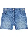 VERSACE BERMUDA SHORTS WITH PATCH