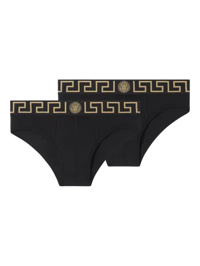 VERSACE BI-PACK COTTON BRIEFS
