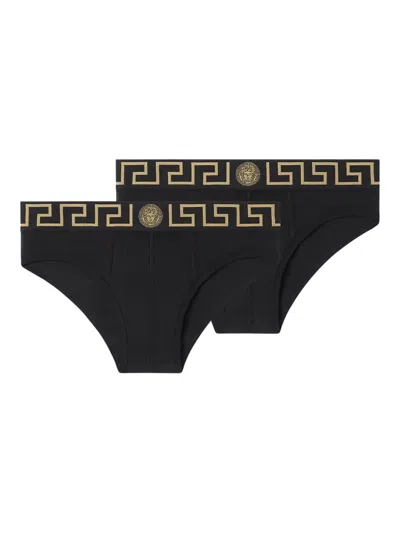 VERSACE VERSACE BI PACK COTTON BRIEFS