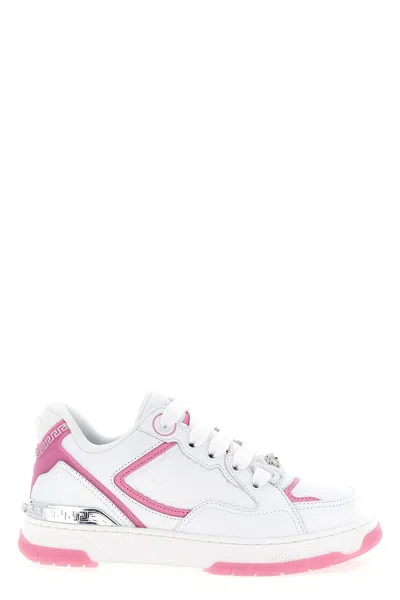 Versace 'biggie Basket' Sneakers In Pink