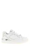 Versace Biggie Basket Sneakers In White