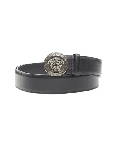 Pre-owned Versace Biggie Medusa Belt (authentic Pre-loved)