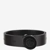Versace Biggie Medusa Belt In Black