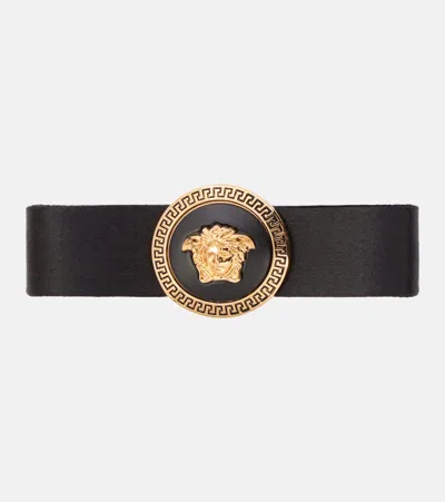 Versace Biggie Medusa Satin Hair Clip