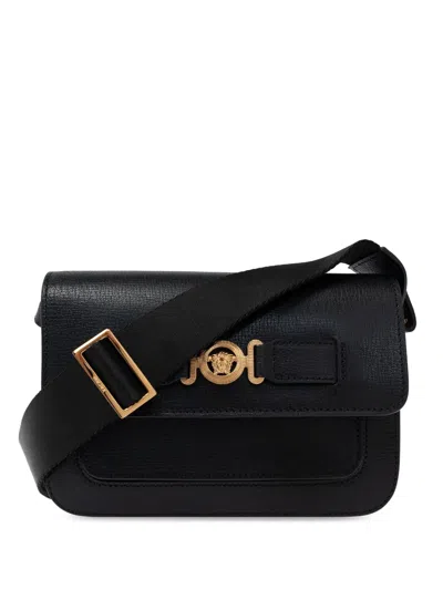 Versace Biggie Shoulder Bag In Black