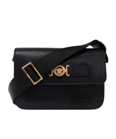 Versace Biggie Shoulder Bag In Black