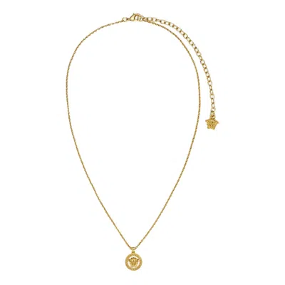 Versace Metal Necklace Accessories In Gold